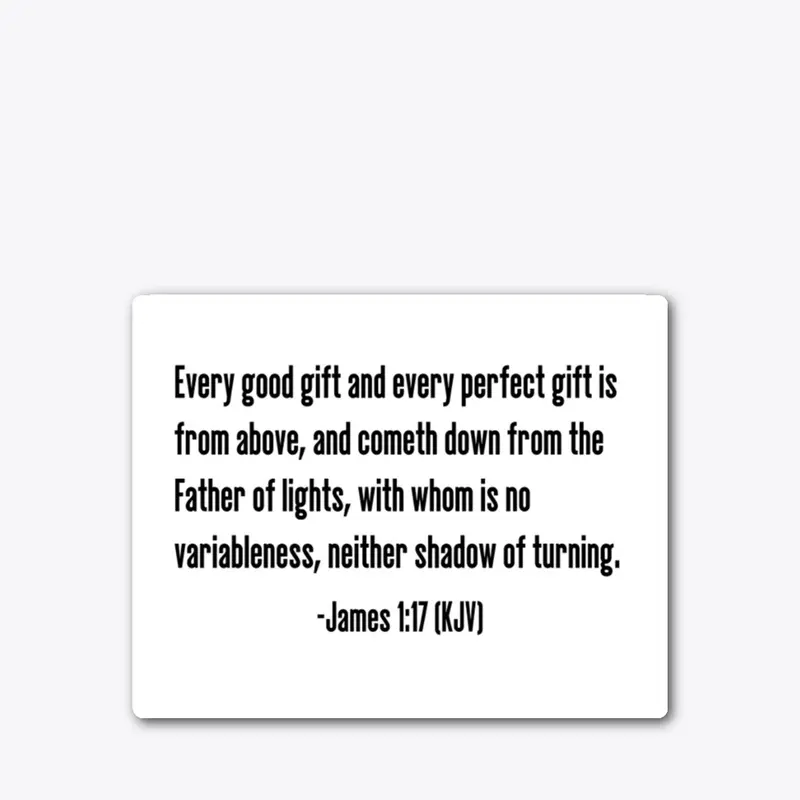 James 1:17 (KJV)